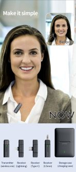 JR-LM2 Pro Microphone Lavalier 3.5mm – Image 2