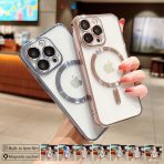 Silicone Magsafe Transparent Avec Protection Caméra Pour Iphone 14 pro max – Image 6