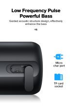 JR-ML02 IPX7 Waterproof Bluetooth Speaker – Image 9