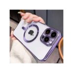 Silicone Magsafe Transparent Avec Protection Caméra Pour Iphone 14 Pro Max – Image 2