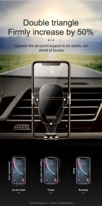 Joyroom JR-ZS198 Support de téléphone pour ventilation de voiture Light Shadow S – Image 2