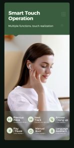 Écouteurs T13 Pro Economic BT TWS (VENTE FLASH)BLANC – Image 9