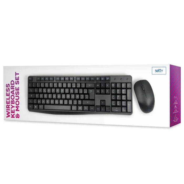 00a778_b36afbbfb6b148ddb41fca0f63b0b767mv2.jpeg ENSEMBLE CLAVIER ET SOURIS SETTY SANS FIL - NOIR – Image 1