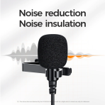 JR-LM1 Mini micro-cravate professionnel pour téléphone