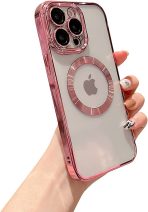 Silicone Magsafe Transparent Avec Protection Caméra Pour Iphone 12 pro max – Image 5