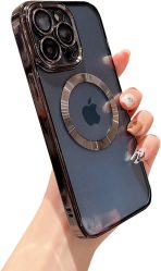 Silicone Magsafe Transparent Avec Protection Caméra Pour Iphone 12 pro max – Image 3