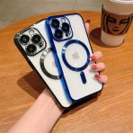 Silicone Magsafe Transparent Avec Protection Caméra Pour Iphone 14 pro max – Image 5